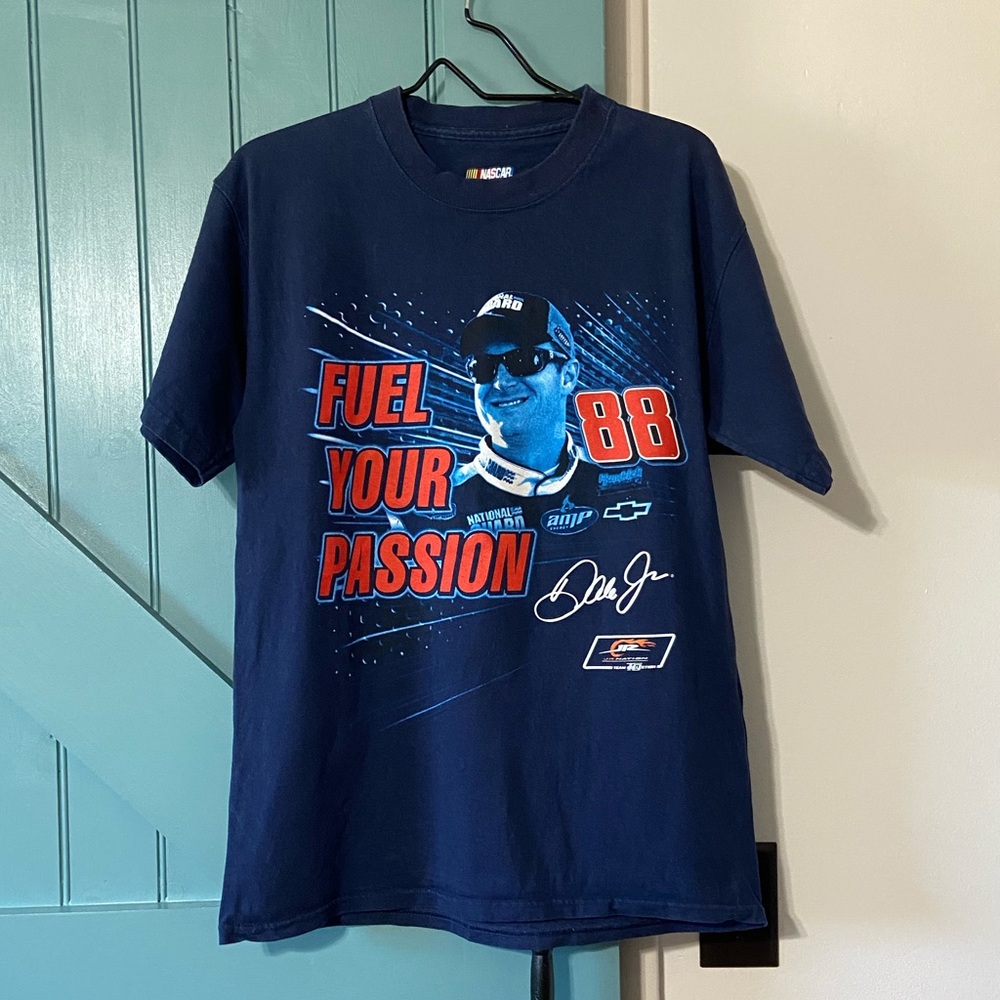 Nascar Men’s Dale Earnhardt Jr. Blue T-shirt (M)